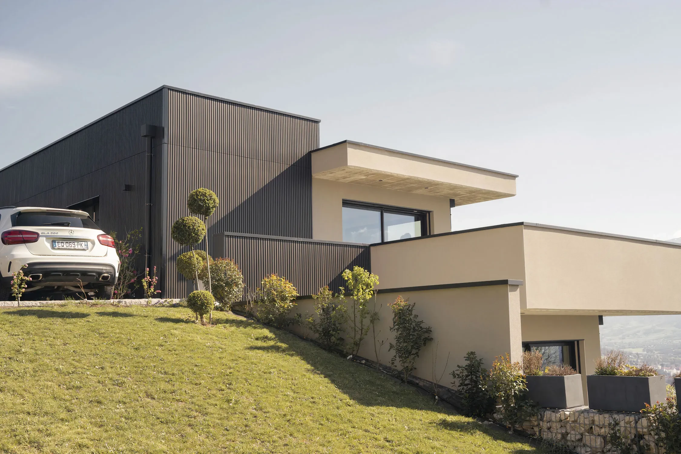 Фасадные реечные панели из дпк Cm Wall